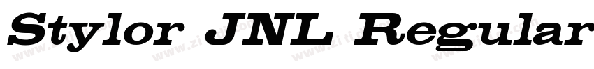Stylor JNL Regular字体转换